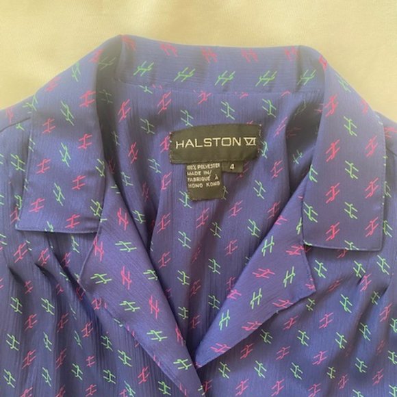Vintage Halstons IV Button Up Blouse - Picture 4 of 6